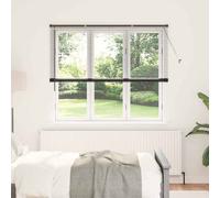 vidaXL Tenda Veneziana Nero 175 x 160 cm 25 mm Alluminio