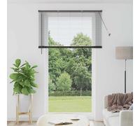 vidaXL Tenda Veneziana Nero 220 x 130 cm 25 mm Alluminio