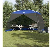 vidaXL Tenda zanzariera con tetto Blu Azzurro 380 x 380 x 225 cm