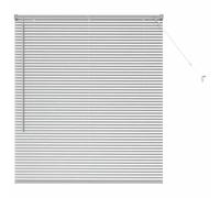vidaXL Tendaggi a veneziana Argento 130 x 110 cm Alluminio