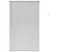 vidaXL Tendaggi a veneziana Argento 175 x 100 cm Alluminio