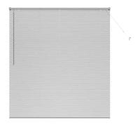 vidaXL Tendaggi a veneziana Argento 175 x 160 cm Alluminio