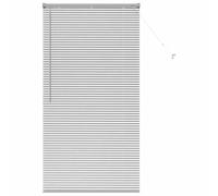 vidaXL Tendaggi a veneziana Argento 175 x 85 cm Alluminio