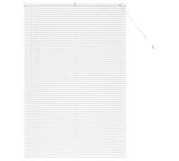 vidaXL Tendaggi a Veneziana Bianco 175 x 110 cm Alluminio, Tende Moderne per Interni, Alluminio Regolabile, veneziane rettangolari, Eleganti per casa e Ufficio