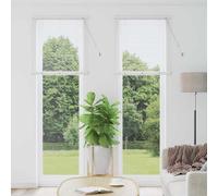 vidaXL Tenda per Finestra con Tende Altro Bianco 80 x 220 cm Alluminio