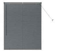 vidaXL Tendaggi a veneziana Grigio Scuro 130 x 100 cm Alluminio