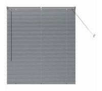 vidaXL Tendaggi a veneziana Grigio Scuro 130 x 110 cm Alluminio