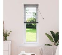 vidaXL Tendaggi a Veneziana Grigio Scuro 130 x 40 cm Alluminio, Tende Moderne per Interni, Alluminio Regolabile, veneziane rettangolari, Eleganti per casa e Ufficio