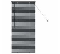 vidaXL Tendaggi a veneziana Grigio Scuro 130 x 60 cm Alluminio