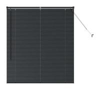 vidaXL Tendaggi a veneziana Nero 130 x 115 cm Alluminio