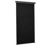 vidaXL Tenda Laterale per Terrazzo 125x250 cm Nera