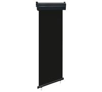 vidaXL Tendalino Laterale per Balcone 65x250 cm Nero