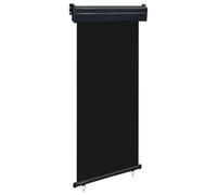vidaXL Tendalino Laterale per Balcone 85x250 cm Nero