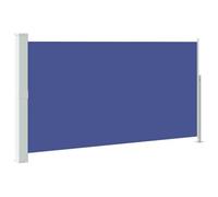vidaXL Tendalino Laterale per Patio Terrazzo Ombra Paravento Schermo Frangivento Tenda Parasole Retrattile Automatica 160 x 300 cm Blu