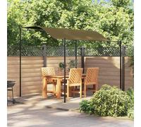 vidaXL Tendalino Parasole 3x2,4 m Grigio Talpa 180 g/m²