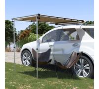 vidaXL Tendalino per Camper e Roulotte 1,2x2x2,15 m Beige