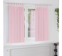 vidaXL Tende Blackout con Anelli 2 pcs Rosa baby 175 x 140 cm