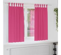 vidaXL Tende Blackout con Anelli 2 pcs Rosa Vivo 175 x 140 cm