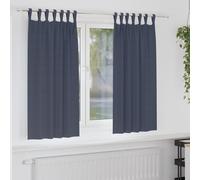 vidaXL Tende Blackout con Anelli 2 pz Antracite 175 x 140 cm