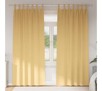 vidaXL Tende Blackout con Anelli 2 pz Beige 245 x 140 cm Poliestere