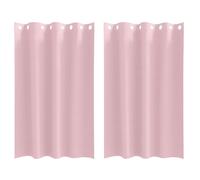 vidaXL Tende Blackout con Anelli 2 pz Rosa baby 175 x 140 cm