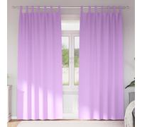 vidaXL Tende Blackout con Anelli 2 pz Viola 245 x 140 cm Poliestere