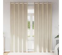 vidaXL Tende con tende 2 pcs Crema 140 x 225 cm Velluto