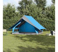 vidaXL Tende con tetto Blu 256 x 266 x 185 cm Poliestere