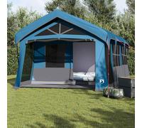 vidaXL Tende con tetto Blu 620 x 322 x 240 cm Poliestere