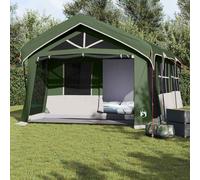 vidaXL Tende con tetto Verde 620 x 322 x 240 cm Poliestere