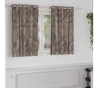 vidaXL Tende in Velluto 2 pz Cappuccino 140 x 140 cm Velluto