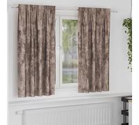 vidaXL Tende in Velluto 2 pz Cappuccino 175 x 140 cm Velluto