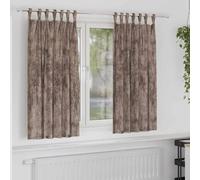vidaXL Tende in Velluto 2 pz Cappuccino 175 x 140 cm Velluto