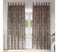 vidaXL Tende in Velluto 2 pz Cappuccino 245 x 140 cm Velluto