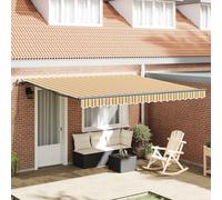 vidaXL Tendone manuale Multicolore 400 × 300 cm Tessuto