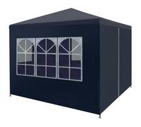 vidaXL Tendone per Feste 3x3 m Blu