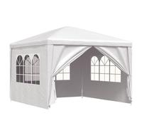 vidaXL Tendone per Feste Bianco Padiglione Gazebo Tenda Pergola Chiosco Bersò