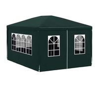vidaXL Tendone per Feste in PE 3x4 m Verde Tenda da Giardino Gazebo Eventi