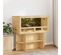 vidaXL Terrario Marrone 100 x 50 x 100 cm OSB