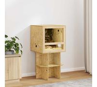 vidaXL Terrario Marrone 50 x 50 x 100 cm OSB