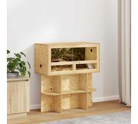 vidaXL Terrario Marrone 80 x 40 x 90 cm OSB