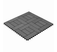 vidaXL Terras Tegel 22 st Grijs 30 x 30 cm WPC