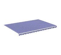 vidaXL Tessuto di Ricambio per baldacchino da Giardino in Tessuto di Ricambio per Tenda da Giardino, Patio, terrazza, Esterno, 5 x 3,5 m