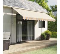 Tessuto di Ricambio per Mantovana Tenda Strisce Multicolore 380x20 cm