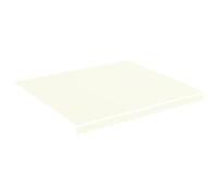 vidaXL Tessuto di Ricambio per Tenda da Sole Crema 4x3,5 m