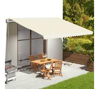 VIDAXL - Tessuto Di Ricambio Per Tenda Da Sole Crema 5x3,5 M