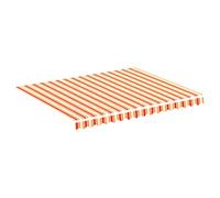 Tessuto di ricambio per tenda da sole giallo e arancio 3x2,5 m
