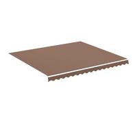 Tessuto di ricambio per tenda da sole marrone 4x3,5 m