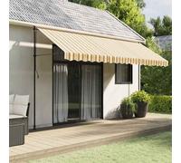 vidaXL Tessuto di Ricambio per Tenda Strisce Multicolore 4,5x3 m