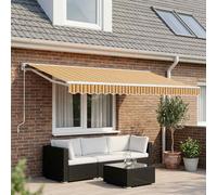 vidaXL Tessuto di Ricambio per Tenda da Sole Multicolore 450x350 cm